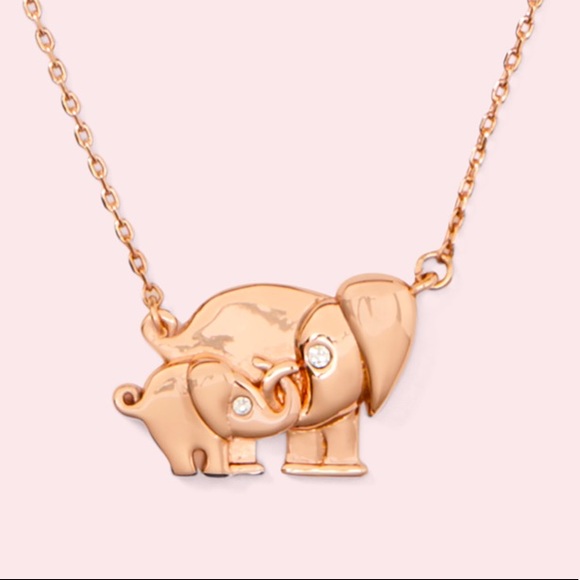 kate spade Jewelry - KATE SPADE Mom Knows Best Elephant  Rose Gold